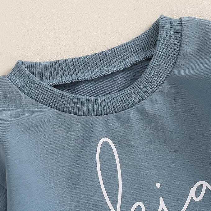 Twopumpkin Baby Toddler Girl Boy Sweatshirt/Romper Long Sleeve Sister Brother Matching Outfit Newborn Clothes