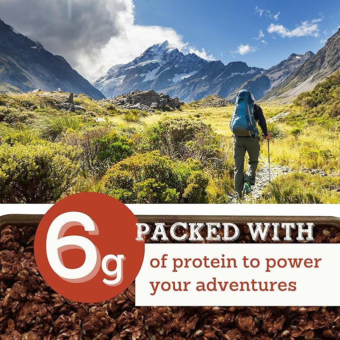 Grandy Organics Dark Chocolate Sea Salt Granola, 10 Pound Bulk Bag, Certified Organic, Gluten Free, Non-GMO, Kosher, Plant Based Protein Granola