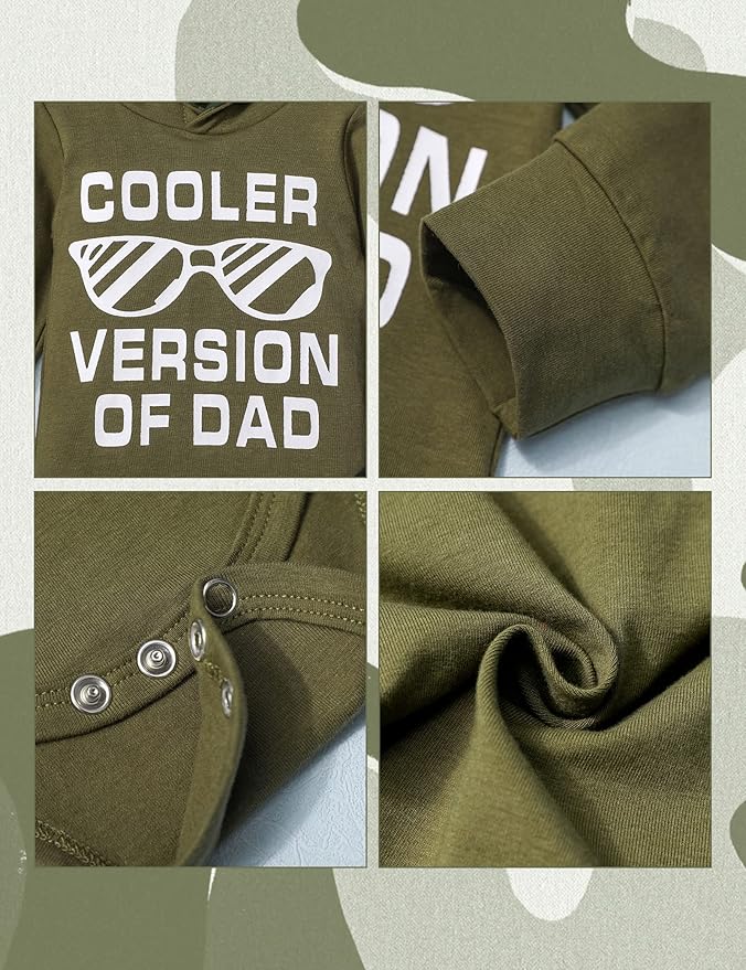 Fommy Newborn Baby Boy Clothes Plaid Letter Print Long Sleeve Hoodies + Long Pants 2PCS Fall Winter Outfits Set