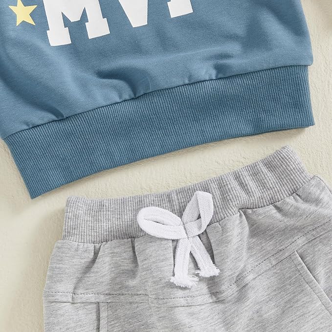 CIYCUIT Toddler Baby Boy Clothes Long Sleeve Sweatshirt Pants Set Fall Winter Outfits