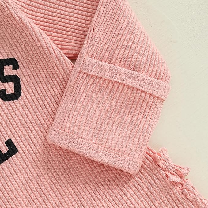 Newborn Girl Clothes Baby Girl Coming Home Outfit Zipper One-piece Outfits Ruffle Footie Bodysuit Jumpsuit Headband