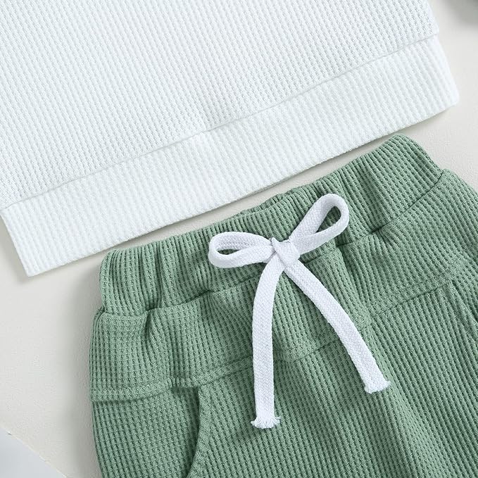 CIYCUIT Toddler Baby Boy Clothes Long Sleeve Sweatshirt Pants Set Fall Winter Outfits