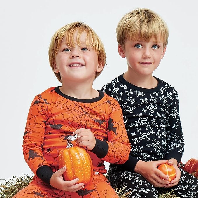 HonestBaby unisex-baby Celebration 2-piece Pajamas Sleepwear Pjs 100% Organic Cotton for Baby, Toddler, Kids