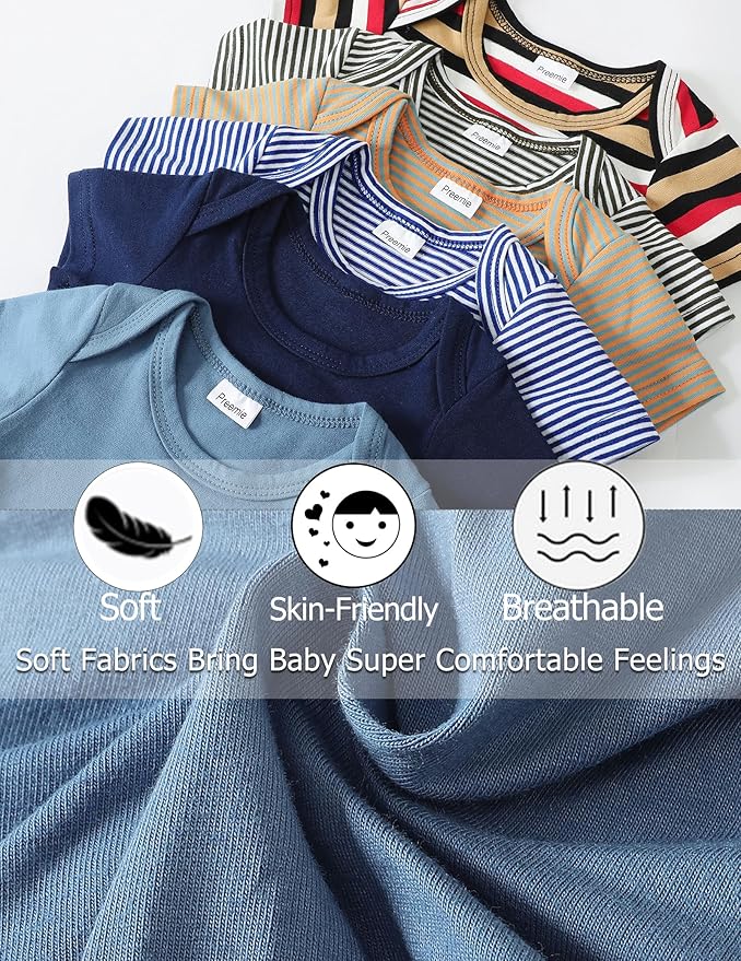 SUNNY PIGGY Baby Boy Clothes Newborn Infant Boys Outfits Romper Hat Pants 3PC Set 0-3 3-6 6-12 12-18 Month Clothing Gift