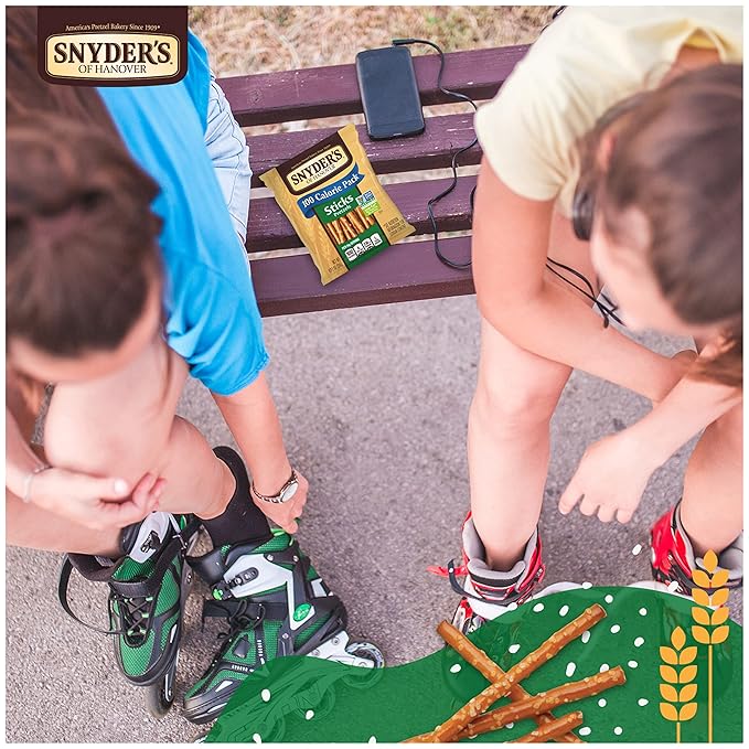 Snyder's of Hanover Pretzels, Minis and Sticks 100 Calorie Packs, 20 Ct Variety Pack (Pack of 2)