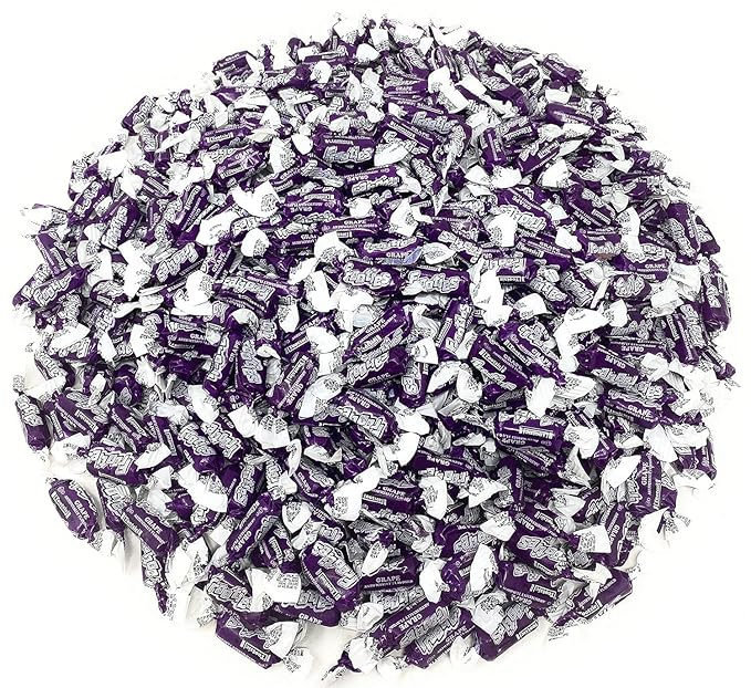 Grape Tootsie Roll Frooties Chewy Candy With Bold Juicy Grape Flavor 85+ Pieces Individually Wrapped In Resealable Assortit Bag, 1.5 Lb (24-Oz) Made In USA