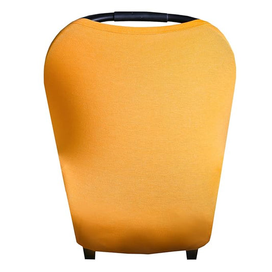 Copper Pearl Multi-Use Cover: Car Seat Covers, Nursing Cover, and Stroller Cover for Sun - Stretchy Fabric, All-Season Use, Stylish Designs, Easy Access for Moms - Solar