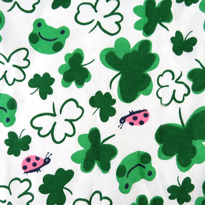 HonestBaby unisex-baby Celebration 2-piece Pajamas Sleepwear Pjs 100% Organic Cotton for Baby, Toddler, Kids