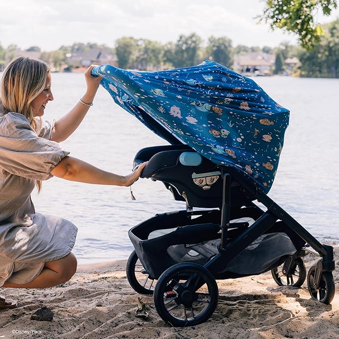 Milk Snob Original Disney Pixar 5-in-1 Baby Cover, Breastfeeding, Car Seat, Carrier, Stroller, High Chair, Shopping Cart, Canopy, Baby Shower Gender Neutral Gifts, Nursing Top (Finding Nemo)