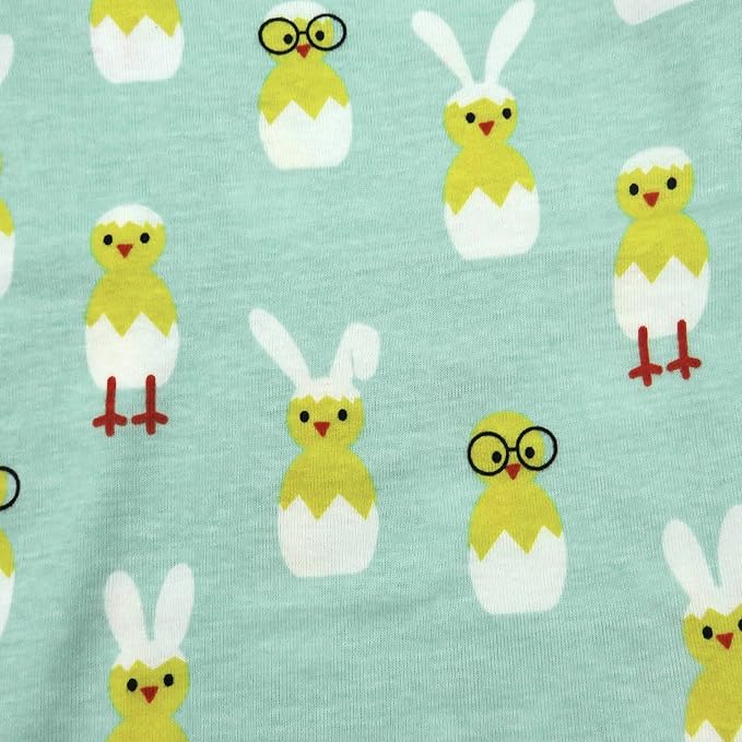 HonestBaby unisex-baby Celebration 2-piece Pajamas Sleepwear Pjs 100% Organic Cotton for Baby, Toddler, Kids