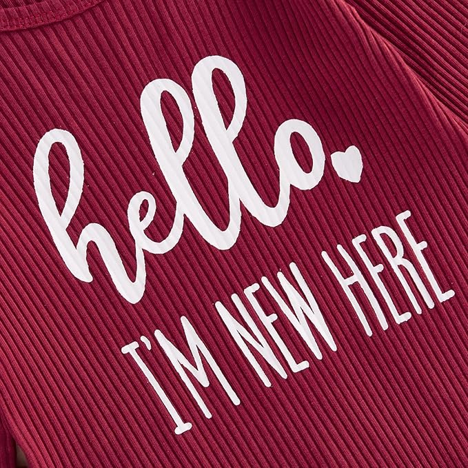 Newborn Girl Clothes Baby Girl Coming Home Outfit Zipper One-piece Outfits Ruffle Footie Bodysuit Jumpsuit Headband