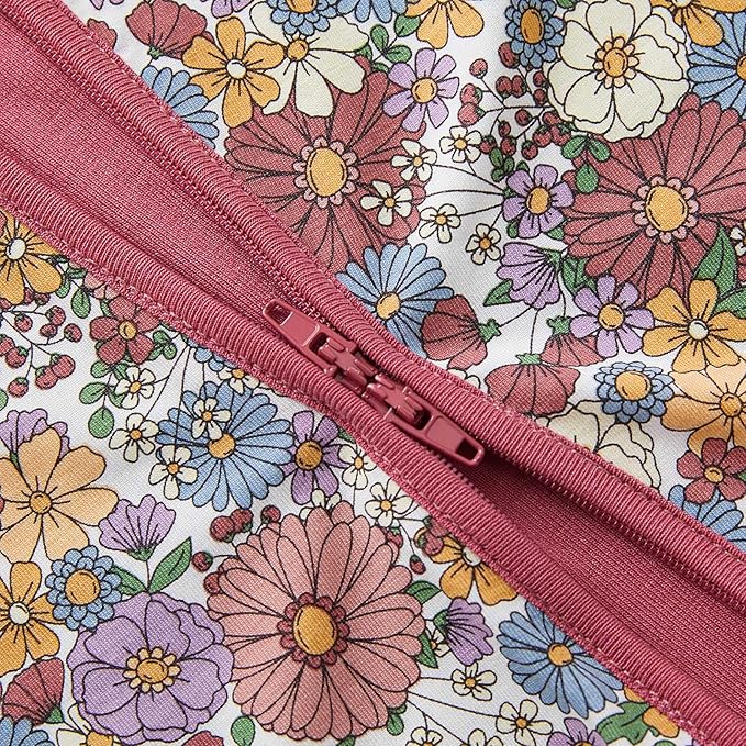 pureborn Baby Infant Boys Girls Sleeper Snug Fit Viscose from Bamboo Pajamas 0-24 Months