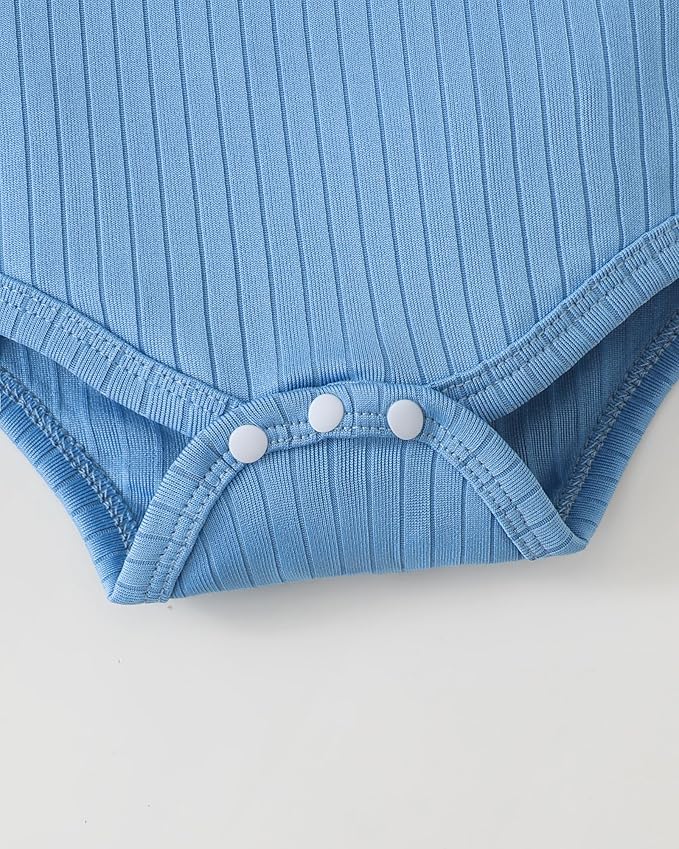 SUNNY PIGGY Baby Boy Clothes Newborn Infant Boys Outfits Romper Hat Pants 3PC Set 0-3 3-6 6-12 12-18 Month Clothing Gift