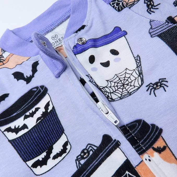 HonestBaby Baby Celebration Sleep & Play Footed One-Piece Pajama Sleeper 100% Organic Cotton