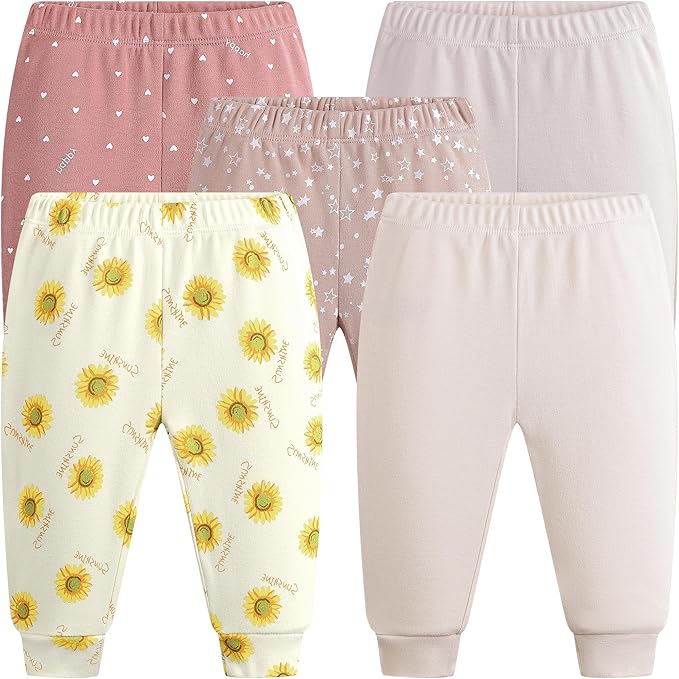 Baby Newborn Layette 10-Piece Sets Cotton Bodysuits Pants Sets for Baby Boys Girls Toddler Unisex Baby Gift Set