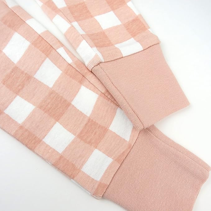 HonestBaby 4 Piece Pajamas Sleepwear Pjs 100% Organic Cotton for Infant Baby and Toddler Boys, Girls, Unisex