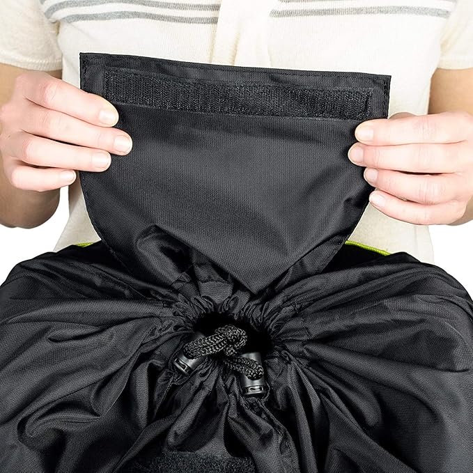 V VOLKGO Extra Large Stroller Bag for Airplane with Padded Backpack Shoulder Straps, Double Stroller Cover for Air Travel, Jogger & Carrier - Fits Large Sizes, Gate Check Bag, Waterproof Travel Cover.