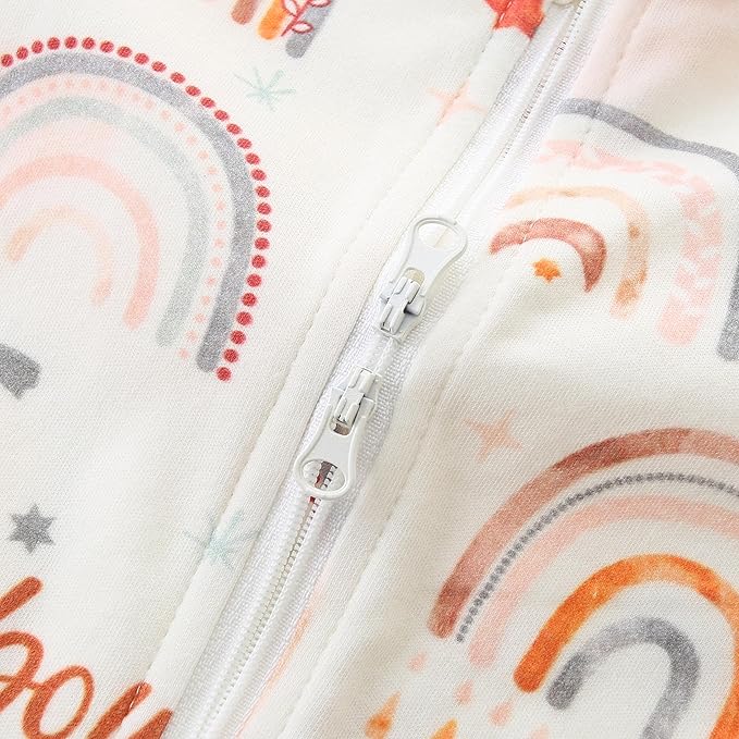 Baby Boy Girl Romper Short Sleeve 100% Cotton Bodysuit Outfits 2 Way Zipper Jumpsuit