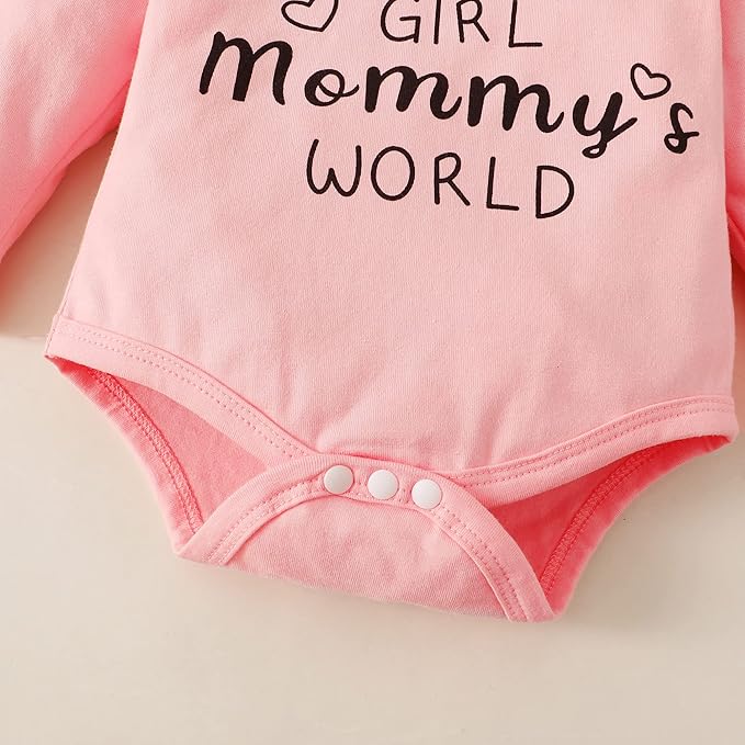 Renotemy Newborn Baby Girl Clothes Outfits Infant Romper Ruffle Floral Pants Cute Toddler Baby Girl Clothes Set