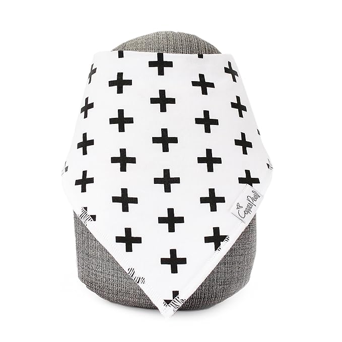 Copper Pearl Baby Bandana Drool Bibs for Drooling and Teething 4 Pack Gift Set Indie, Soft Set of Cloth Bandana Bibs for Any Baby Girl or Boy, Cute Registry Ideas for Baby Shower Gifts