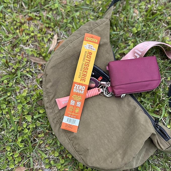 New Primal Rotisserie Chicken Sticks, Zero Sugar High Protein Snack, Gluten Free Whole30 Healthy Snacks, Keto and Paleo Friendly, Jerky Meat Stick, 10g Protein, 20 Ct