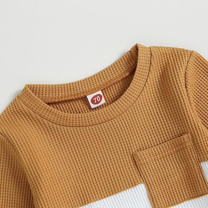 CIYCUIT Toddler Baby Boy Clothes Long Sleeve Sweatshirt Pants Set Fall Winter Outfits