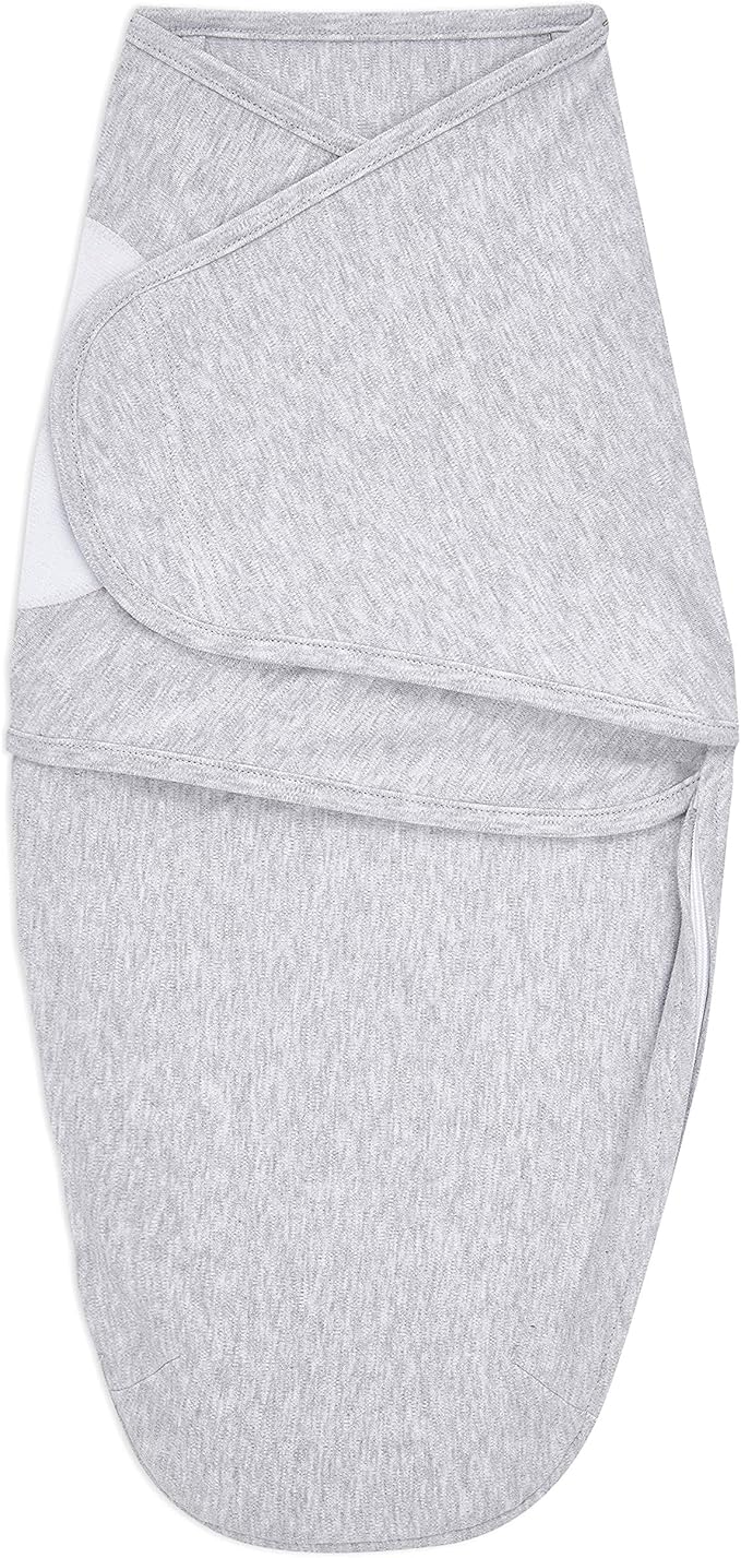 aden + anais Essentials Easy Swaddle Wrap Quick Change with Bottom Zipper, Snug Cotton Knit Baby Wrap Swaddle Blanket for Newborns, TOG 1.0, 5 Pack, Starlit, 0-3 Months, Small/Medium