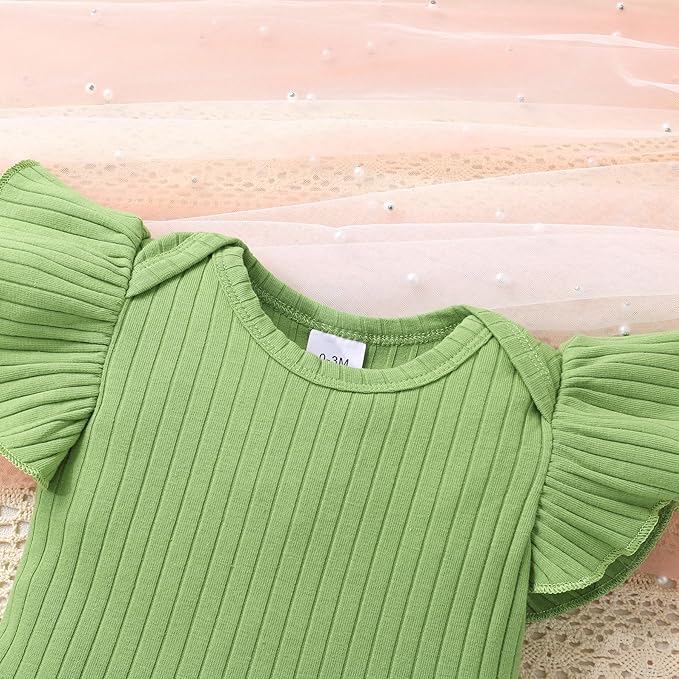 Tiny Cutey Newborn Infant Baby Girl Clothes Romper Floral Shorts Set Summer Outfits Baby Girls' Clothing