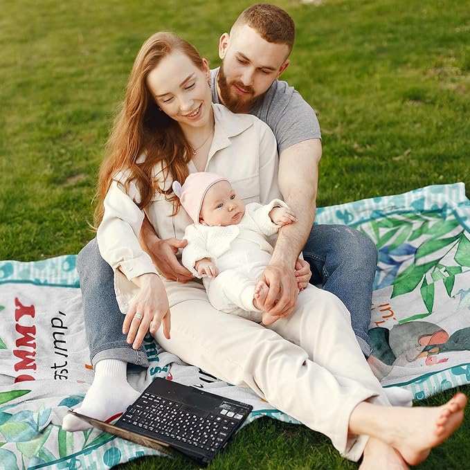 Xutapy New Mom Gifts for Women, Mom to be Blanket 60’’x50’’, First Time Mom Gifts Ideas, Best Gift for New Mom Mommy After Birth, New Pregnancy Gifts for Mom Throw Blanket, Gender Reveal Gifts