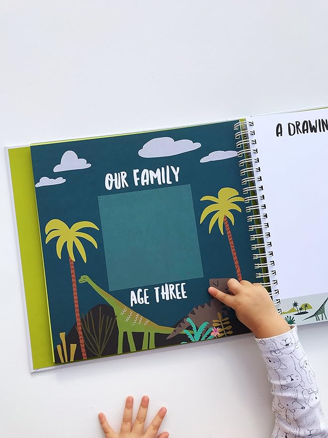 Lucy Darling Baby Journal - Stylish, Eco-Friendly 106 Pages for Recording Precious Milestones, Just Add Photos and Writing