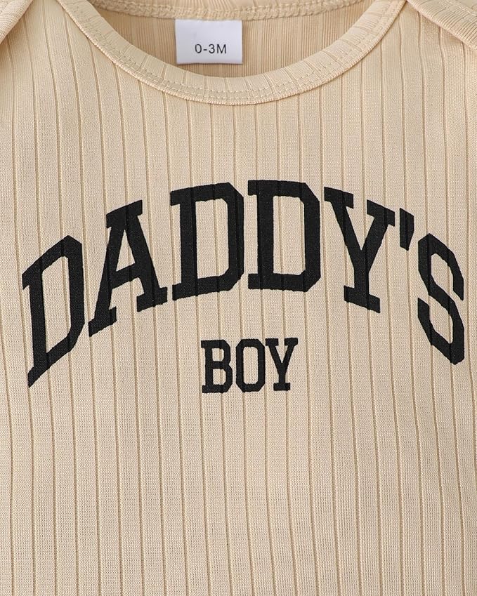 SUNNY PIGGY Baby Boy Clothes Newborn Infant Boys Outfits Romper Hat Pants 3PC Set 0-3 3-6 6-12 12-18 Month Clothing Gift