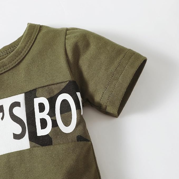 SUNNY PIGGY Baby Boy Clothes Newborn Infant Boys Outfits Romper Hat Pants 3PC Set 0-3 3-6 6-12 12-18 Month Clothing Gift