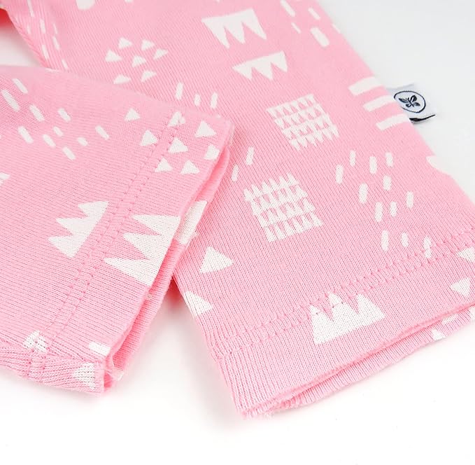 HonestBaby Unisex-Baby Multipack Harem Pants Roomy Fit Pull on Bottoms 100% Organic Cotton for Baby Boys, Girls