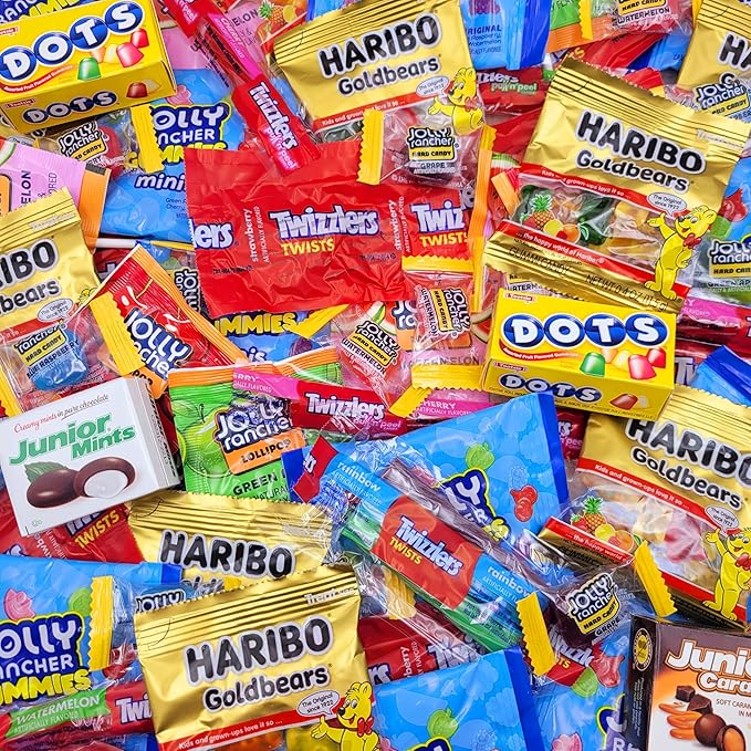 Bulk Candy Variety Pack - 2lb Assorted Candy Individually Wrapped - Candy for Pinata, Kids Goodie Bags, Party Favors Candy bulk Bag (2 Pounds)