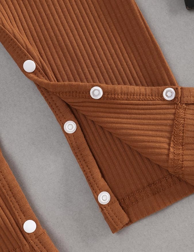 oklady Baby Boy Clothes Stripe Pattern Print Romper Top and Baby Overalls with Hat 0-18 Months Baby Boy Outfits