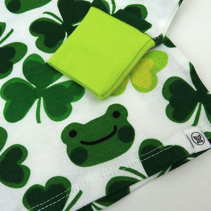 HonestBaby unisex-baby Celebration 2-piece Pajamas Sleepwear Pjs 100% Organic Cotton for Baby, Toddler, Kids