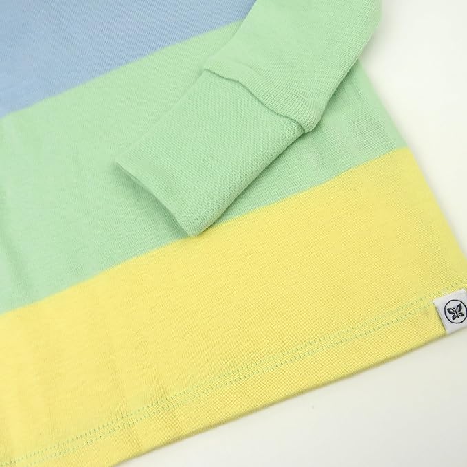 HonestBaby unisex-baby Celebration 2-piece Pajamas Sleepwear Pjs 100% Organic Cotton for Baby, Toddler, Kids