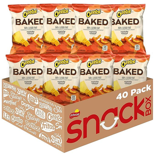 Baked, Cheetos Crunchy, 0.875 Ounce (Pack of 40)