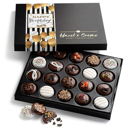 Happy Birthday Cookies - Cookie Gift Basket - Gourmet Vegan Food Gifting (Birthday)