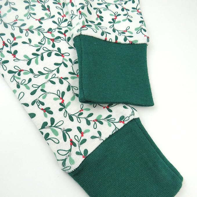 HonestBaby 4 Piece Pajamas Sleepwear Pjs 100% Organic Cotton for Infant Baby and Toddler Boys, Girls, Unisex