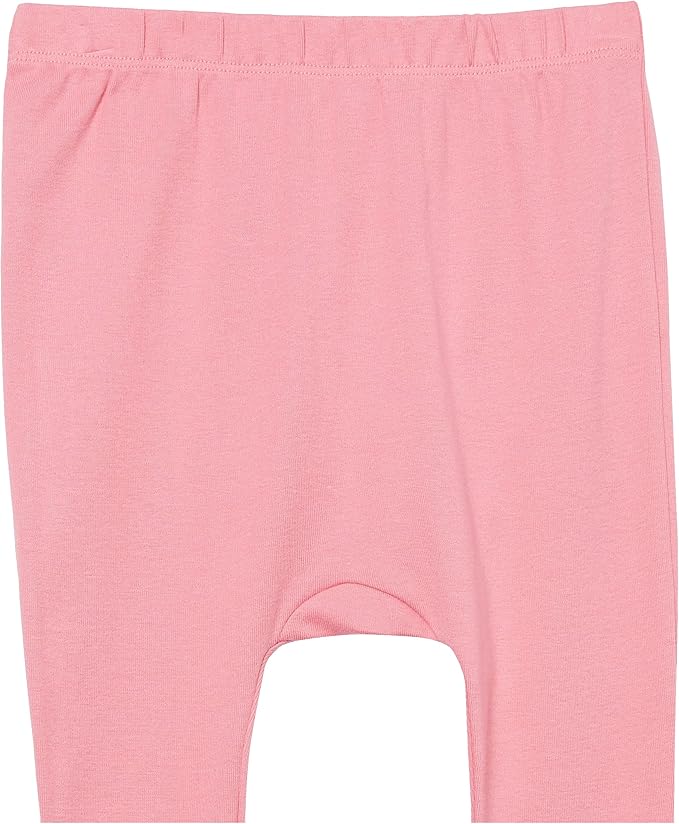 HonestBaby Unisex-Baby Multipack Harem Pants Roomy Fit Pull on Bottoms 100% Organic Cotton for Baby Boys, Girls