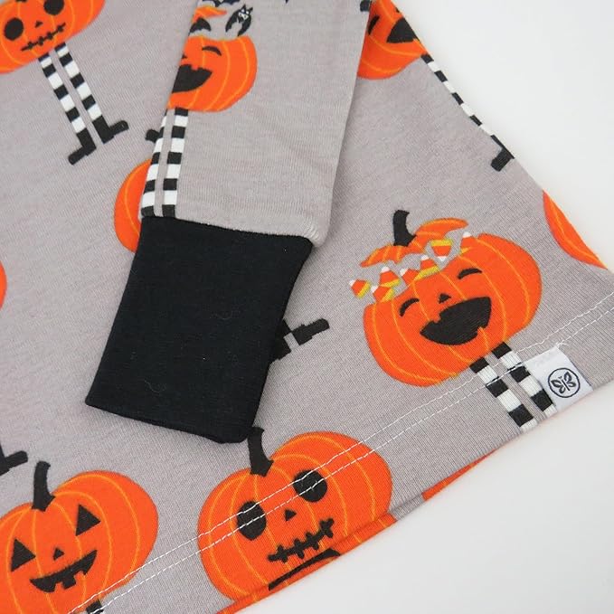 HonestBaby unisex-baby Celebration 2-piece Pajamas Sleepwear Pjs 100% Organic Cotton for Baby, Toddler, Kids