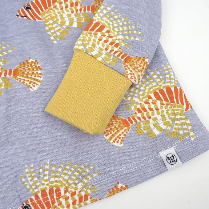 HonestBaby baby-girls 2-piece Pajamas Sleepwear Pjs 100% Organic Cotton for Baby, Toddler, Kids, Boy