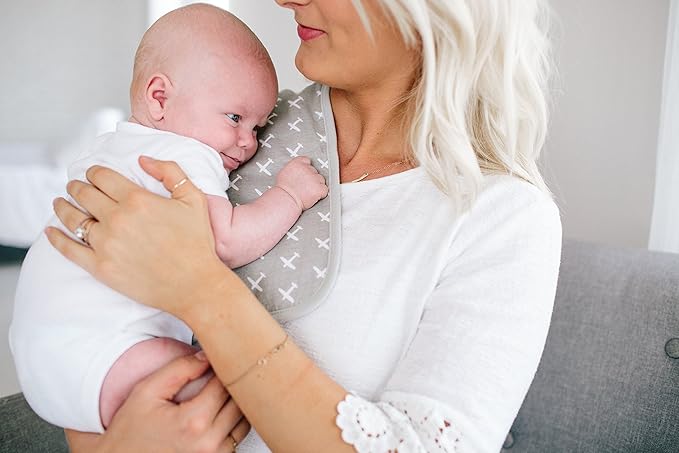 Copper Pearl Premium Baby Burp Cloths - 3-Pack Large Cotton Burp Cloths, Extra Soft Spit Up Rags with 3 Absorbent Layers, Perfect for Baby Boy and Baby Girl Gifts (21" x 10" Size, Cruise Set)