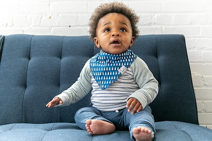 Copper Pearl Baby Bandana Drool Bibs for Drooling and Teething 4 Pack Gift Set “Max