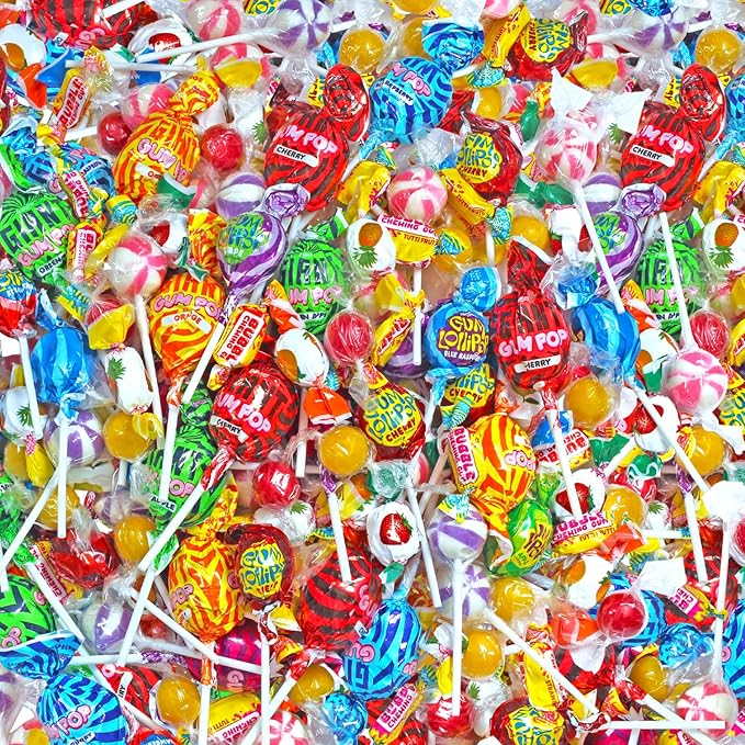 Piñata Candy Mix – 12 Pounds – Halloween Assorted Lollipops, Taffy, Gum & Hard Candy – Individually Wrapped Bulk Party Candy for Schools, Trick ot Treat, Teachers, and Birthdays