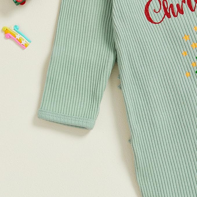 Newborn Baby Girls Rompers Knit Round Neck Long Sleeve Infant Fall Jumpsuits with Headband Coming Home Outfit