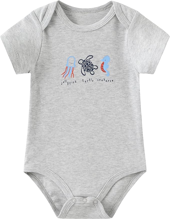 Baby Layette Set Baby Boys' 9-Piece Bodysuits Pants Set Toddler Girl Boy Unisex Baby Gift Sets