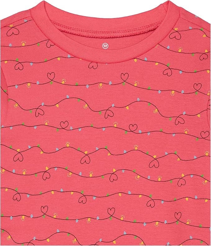 HonestBaby 4 Piece Pajamas Sleepwear Pjs 100% Organic Cotton for Infant Baby and Toddler Boys, Girls, Unisex