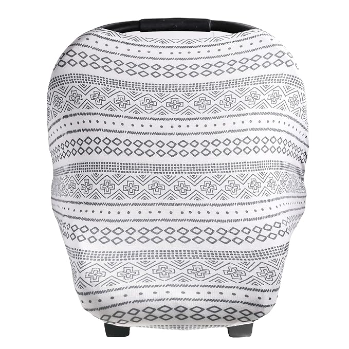 Copper Pearl Multi-Use Cover: Car Seat Covers, Nursing Cover, and Stroller Cover for Sun - Stretchy Fabric, All-Season Use, Stylish Designs, Easy Access for Moms - Westyn